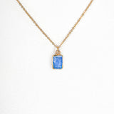 Collier Blue Square Elegance - Eight Ounce Jewelry